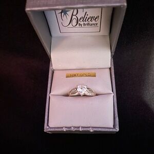 Sz 7 10k Heart ring(damaged)